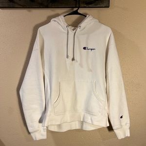 White Champion Hoodie